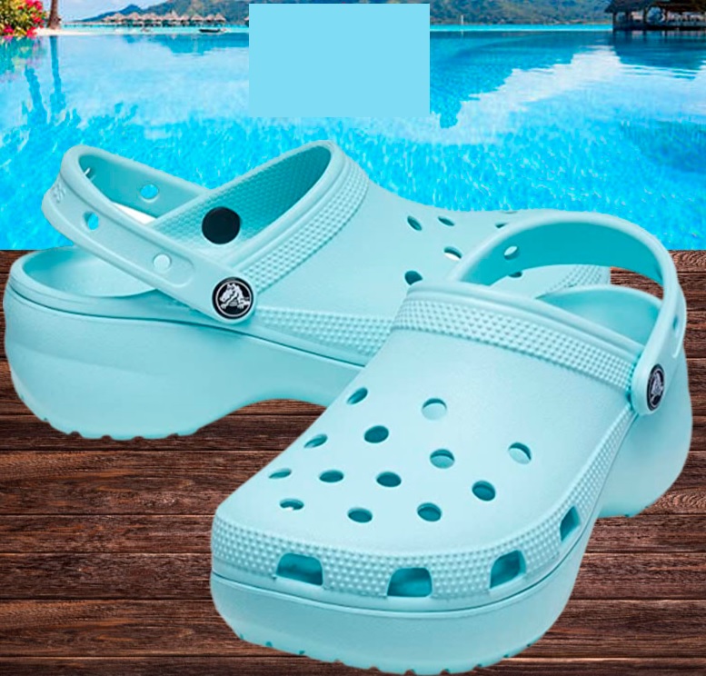 Chinelos Classic Platform, CROCS, adulto-unissex