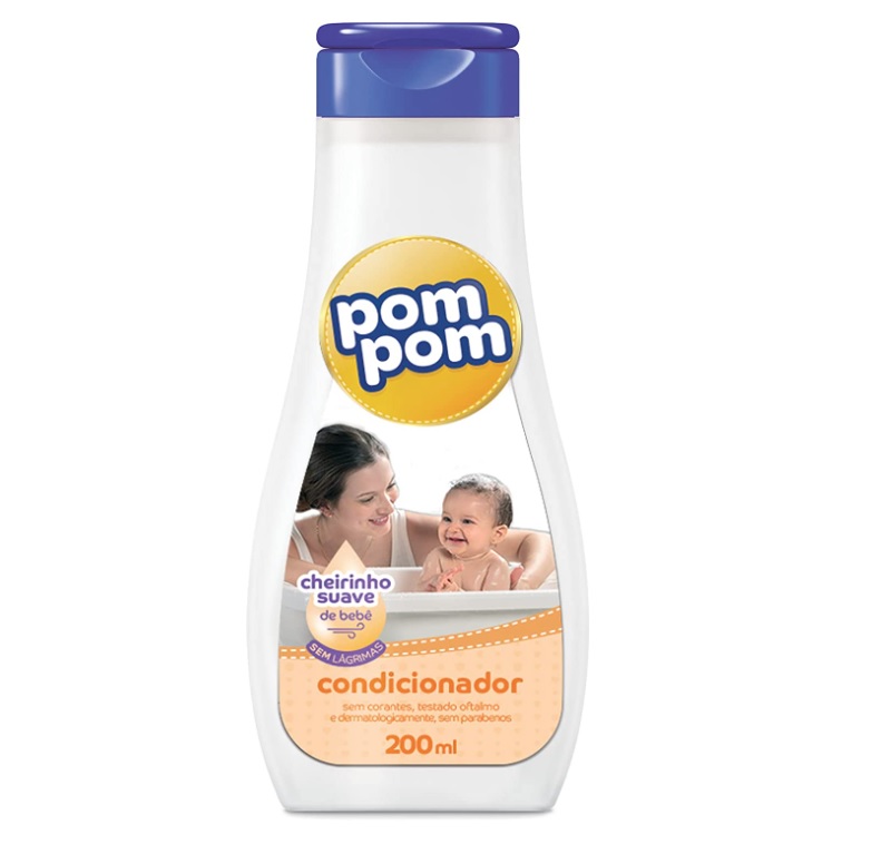Condicionador Infantil Suave, Pom Pom, Laranja, Pom Pom, Laranja