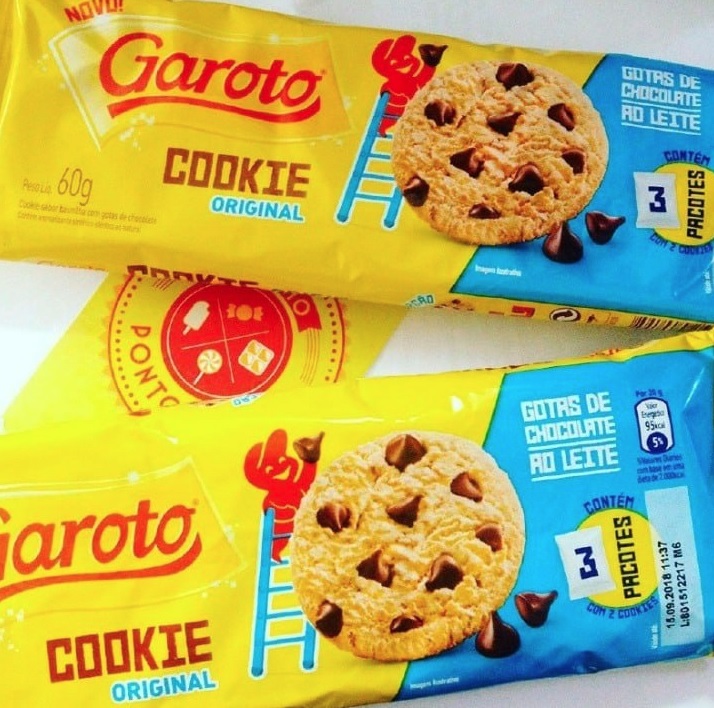 Cookie GAROTO Gotas de Chocolate 60g