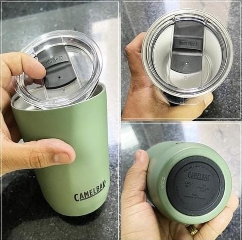 Copo Térmico Horizon 473 ml – Aço inoxidável – Tampa de três modos