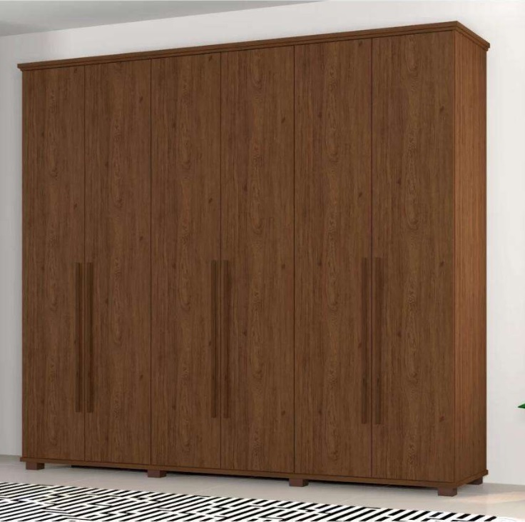 Guarda-roupa Casal 6 Portas 6 Gavetas – Henn Wilfred