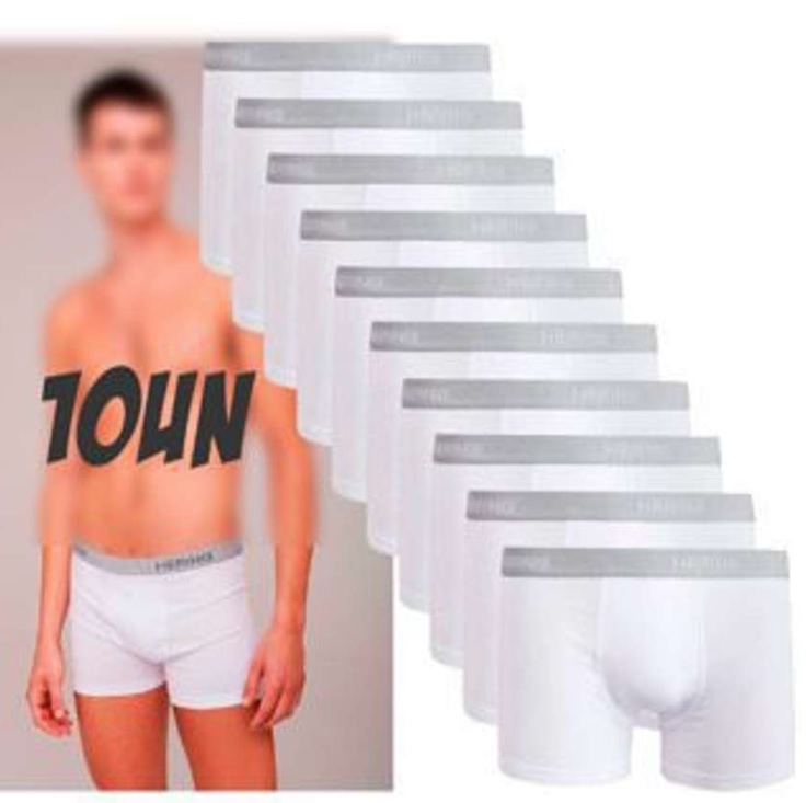 Kit 10 Cuecas Boxer Com Elástico Personalizado