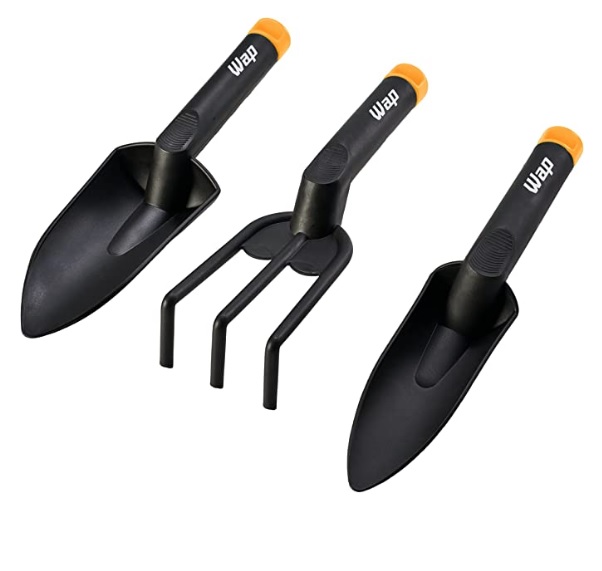 Kit Jardinagem Manual com Duas Pás e um Ancinho WAP GKJM01