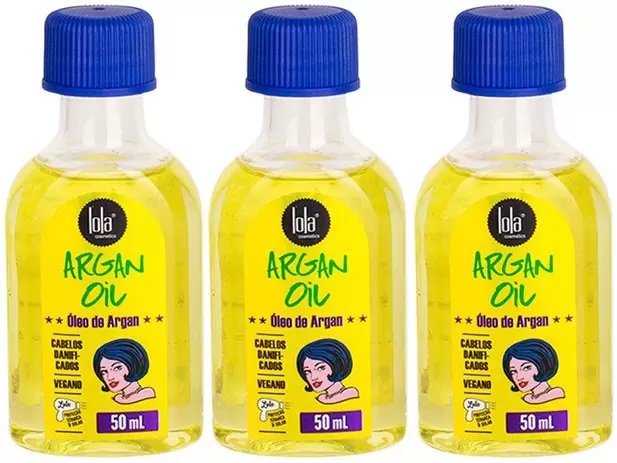 Kit Óleo Capilar Lola Cosmetics Argan Oil 50ml