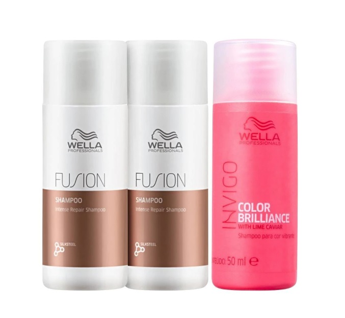 Kit Wella Professionals Fusion Color Wash (3 Produtos)