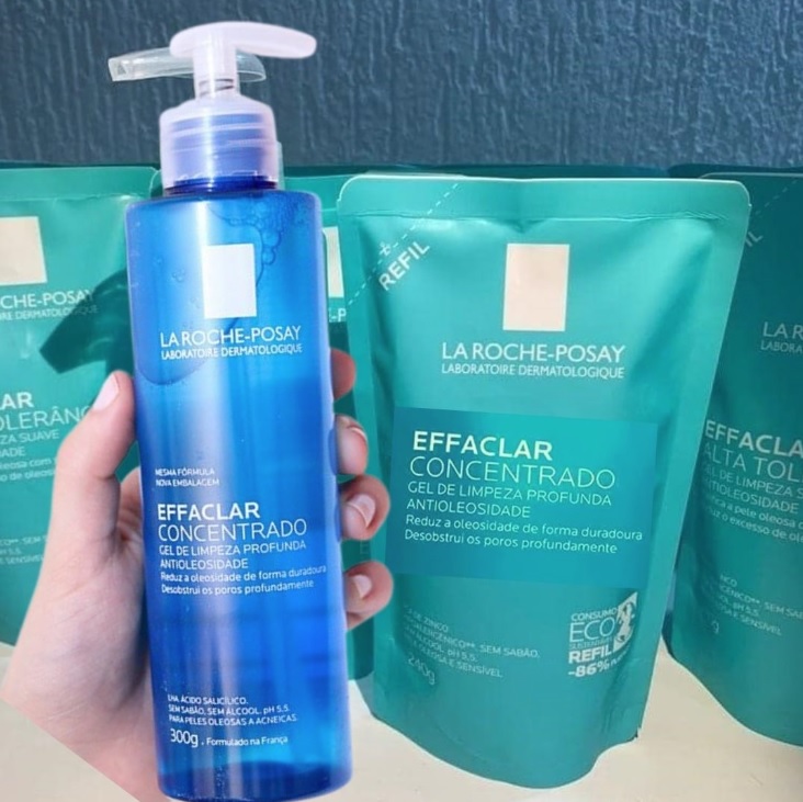 La Roche-Posay Effaclar Concentrado Kit – Gel de Limpeza Facial + Refil