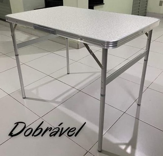 Palisad – Mesa Dobrável De Alumínio Com Tampo De Mdf, 900 X 600 Mm