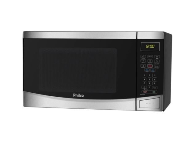 Micro-ondas Philco 28L PMO28 1400W Inox/Preto 110V
