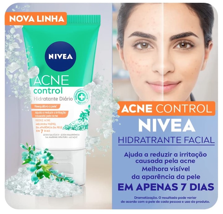NIVEA Hidratante Facial Acne Control 50ml