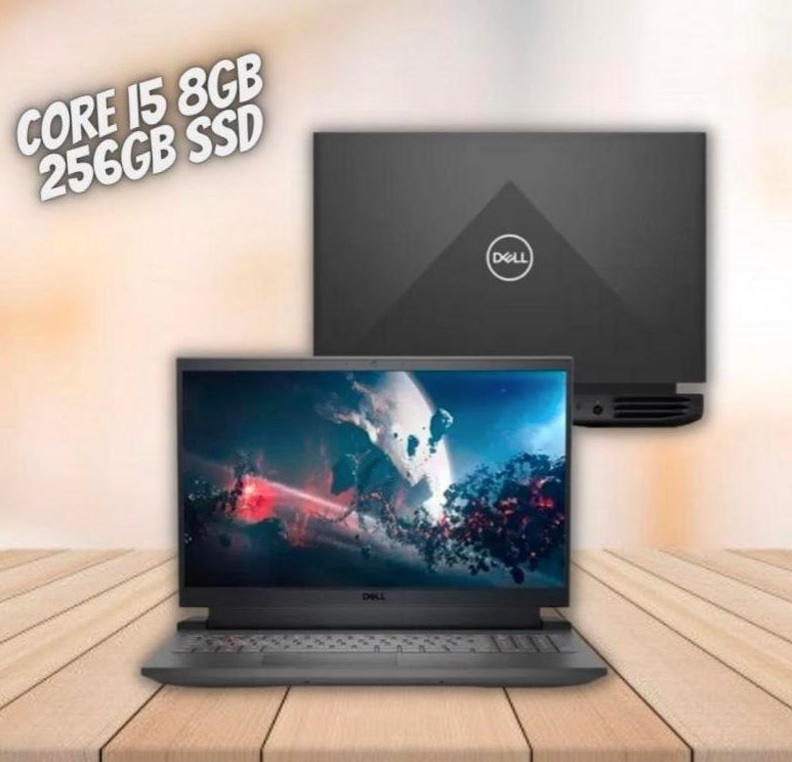 Notebook Gamer Dell G15-i1200-M10P 15.6″ FHD 12ª Geração Intel Core i5 8GB 256GB SSD NVIDIA RTX 3050 Windows 11
