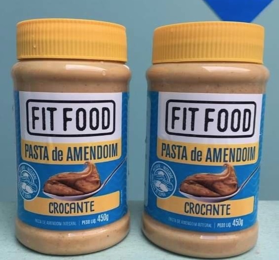 Pasta de Amendoim Crocante Fit Food 450g