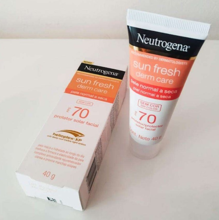 Protetor Solar Neutrogena Sunfresh Derm Care Dry Skin Sem Cor FPS 70 40g