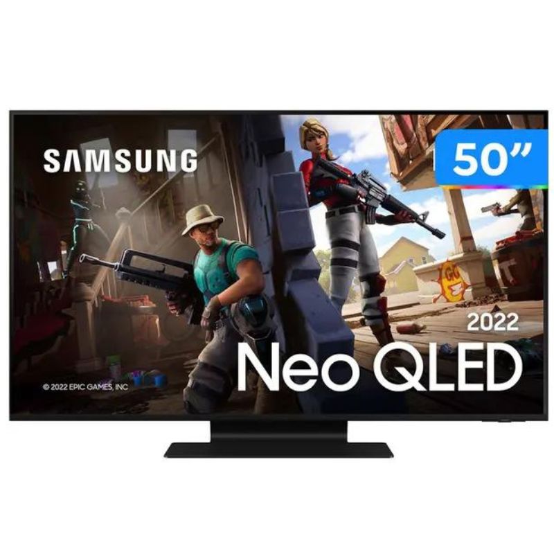 Smart TV 50” 4K Neo QLED Samsung Gaming 144Hz – VA Wi-Fi Bluetooth HDR Alexa QN50QN90BA