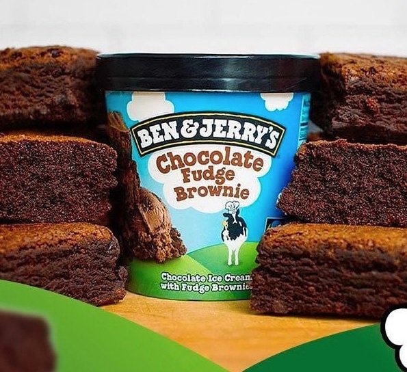 Sorvete Ben&Jerry’s 50% de cashback