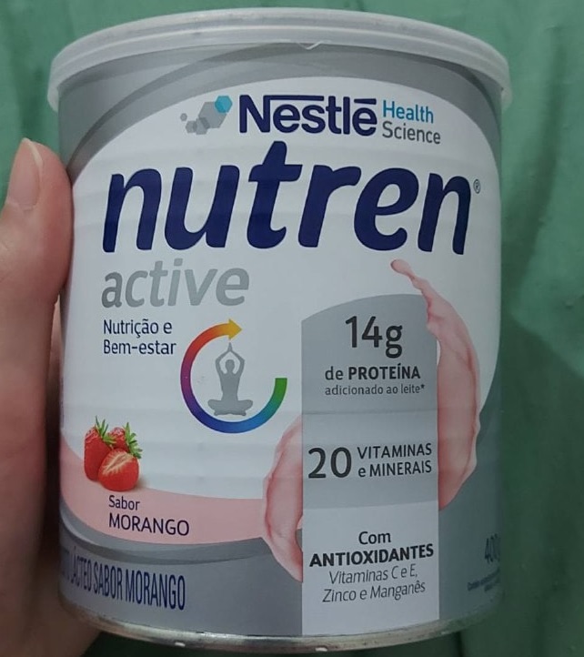 Suplemento Alimentar, Nutren Active, Morango, 400g