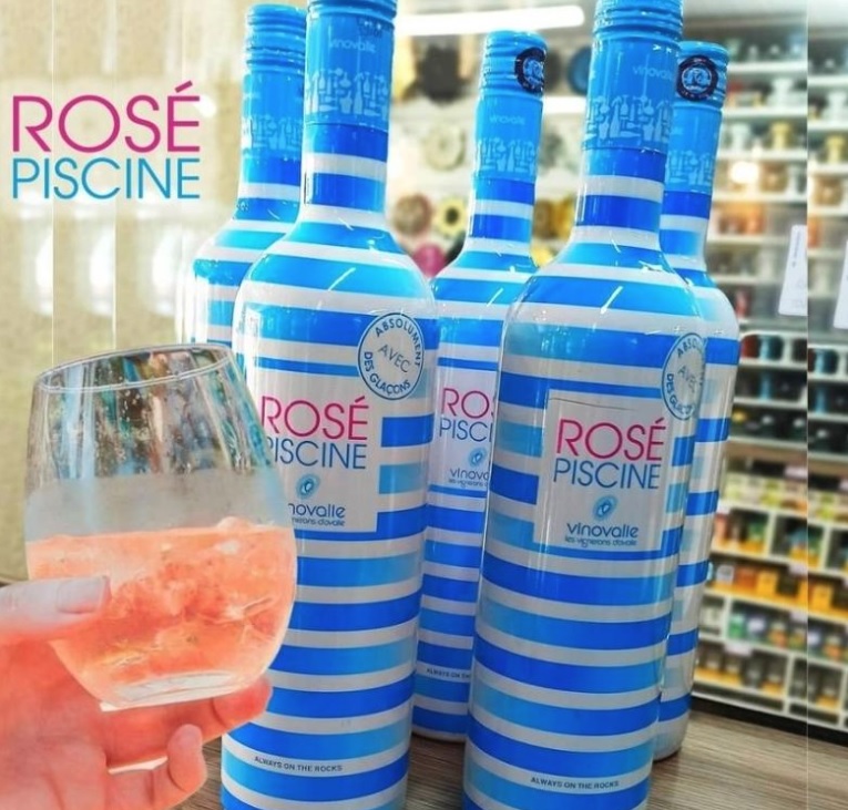 Vinho Rose Piscine Stripes Listras 750ml