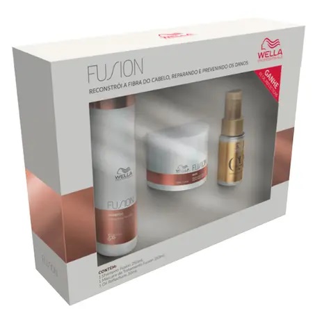 Wella Professionals Fusion + Oil Reflections – Shampoo + Máscara + Óleo