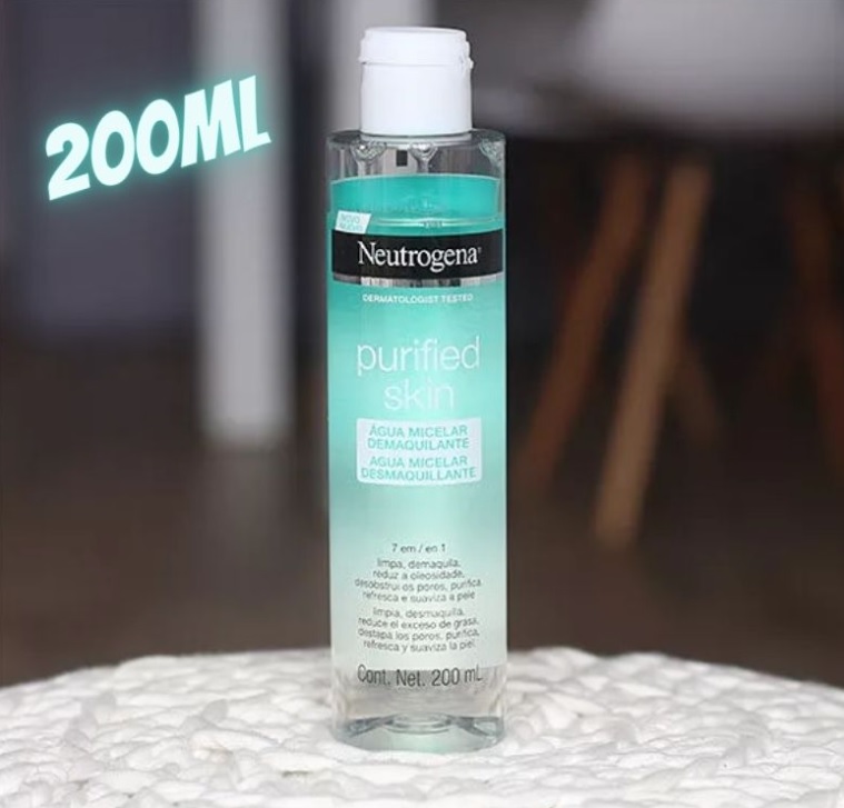 Água Micelar Purified Skin Micelar, Neutrogena, 200ml