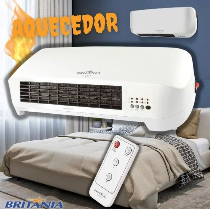 Aquecedor Elétrico Britânia 1500W BAQ2200B