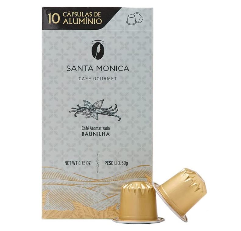 Café Santa Monica Cápsulas Aromatizadas – Baunilha