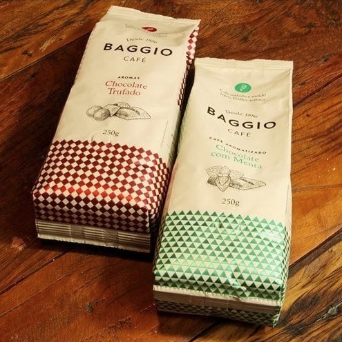 Café Torrado e Moído Aroma de Chocolate Trufado Baggio Café 250g