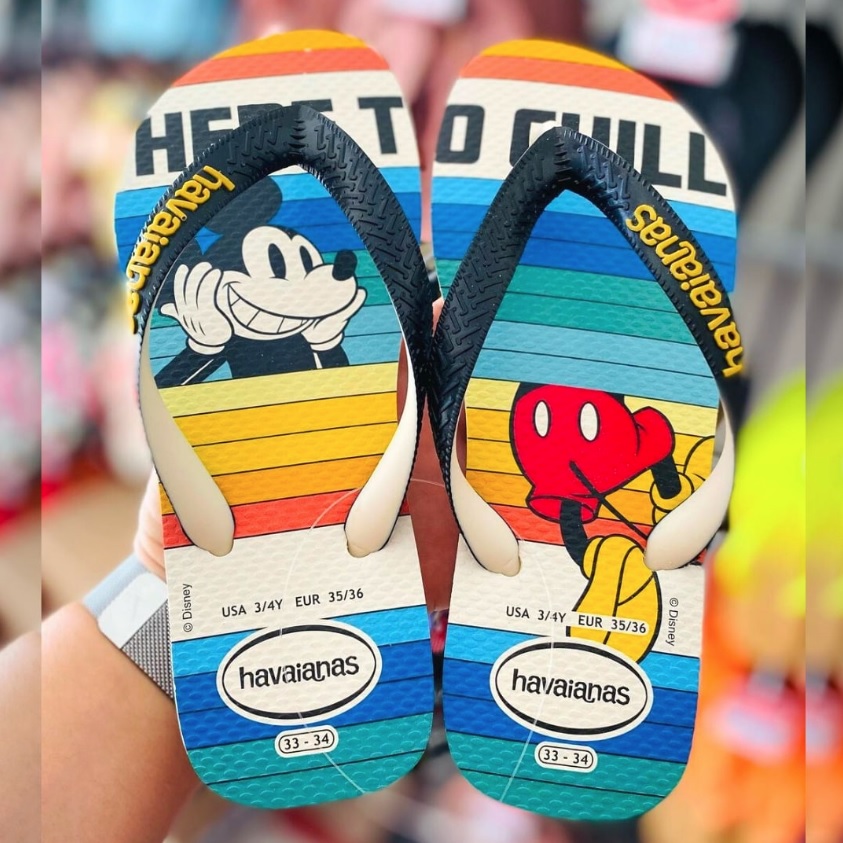 Chinelo Sandalias Havaianas Disney Stylish, Havaianas, adulto-unissex