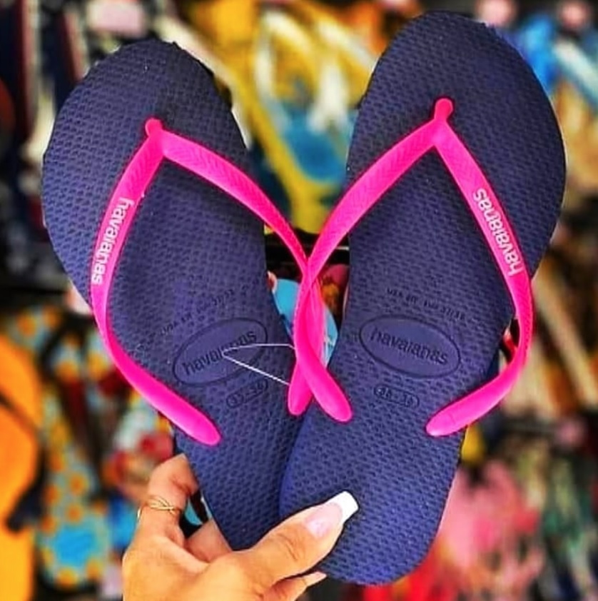 Chinelo Slim Logo Pop-Up, Havaianas, Meninas