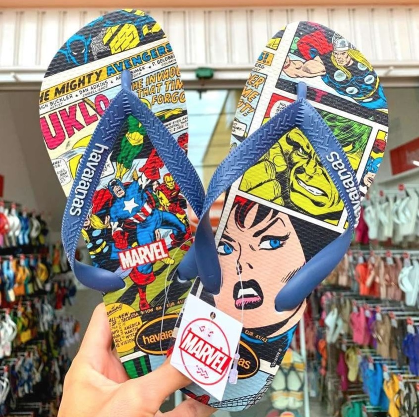 Chinelo Top Marvel Classics, Havaianas, Criança Unissex