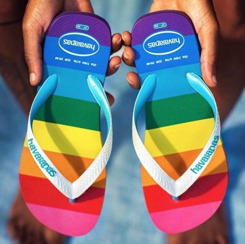 Chinelo Top Pride Allover, Havaianas, Adulto Unissex