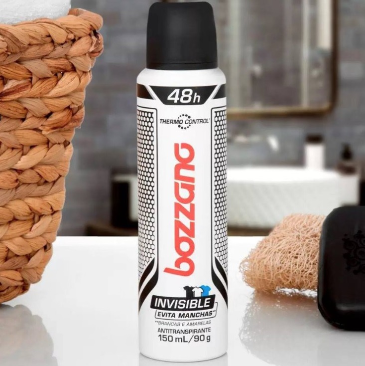 Desodorante Aerossol Invisível, Bozzano, Branco