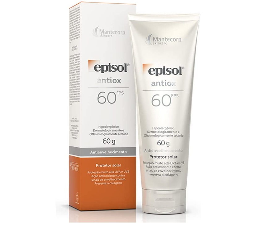 Episol Protetor Solar Antiox FPS60, Mantecorp Skincare