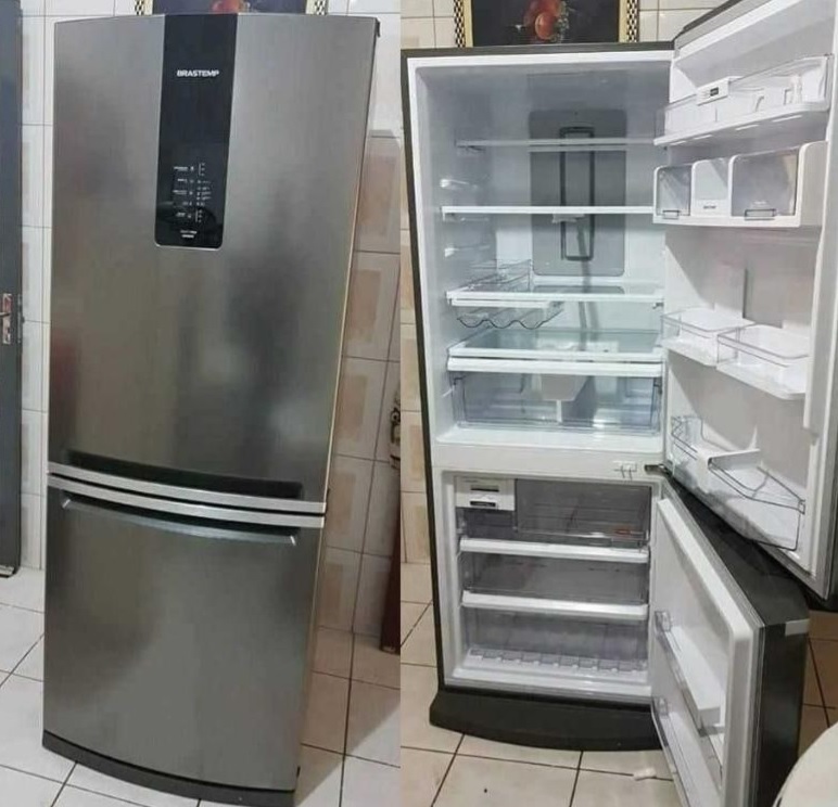 Geladeira/Refrigerador Brastemp Frost Free Inverse – 443L com Turbo Ice BRE57 AKANA