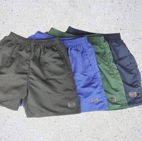 Kit 4 Short Masculino Academia Liso 3 Bolsos Original
