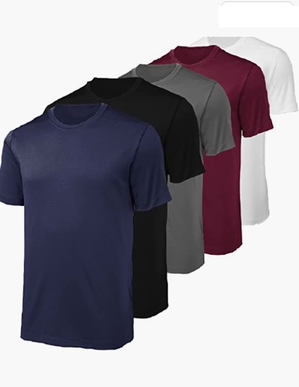 Kit 5 Camisetas Academia Dry Fit Anti Suor Zaroc Sports