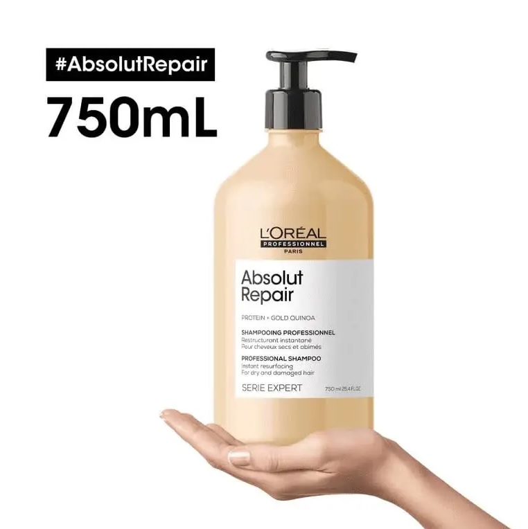 L’Oréal Professionnel Absolut Repair Gold Quinoa + Protein – Shampoo 750ml