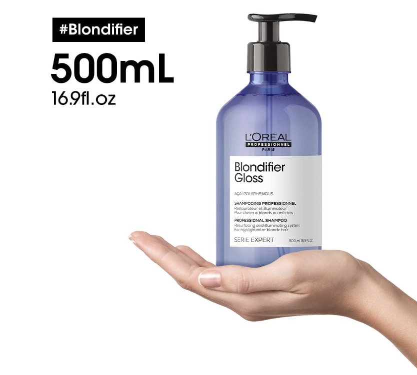 L’Oreal Professionnel Paris Blondifier Gloss Shampoo 500ml l Serie Expert