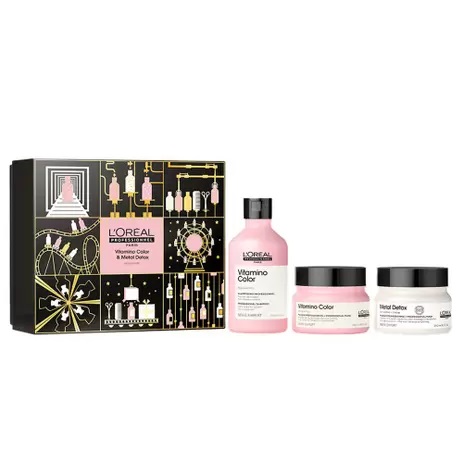 LOréal Professionnel Serie Expert Vitamino Color Kit Shampoo + Máscara + Máscara Detox – L’Oréal Professionnel