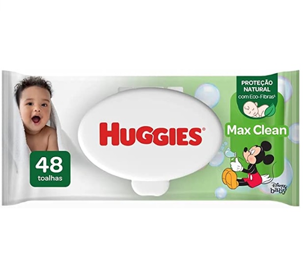Huggies Lenços Umedecidos Max Clean, 48 Toalhas
