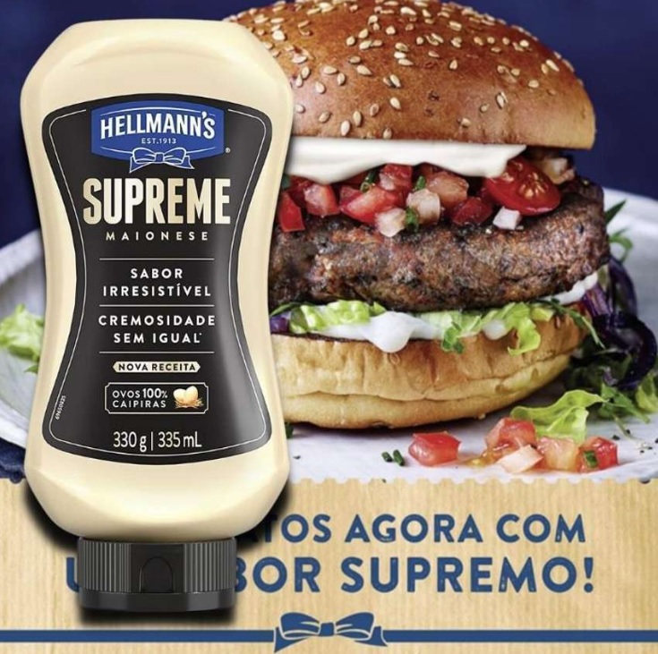 Maionese Hellmann’s Supreme Squeeze 330g