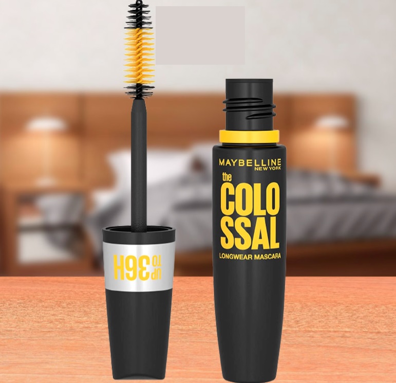 Máscara de Cílios The Colossal 36H à Prova D’água Preto, MAYBELLINE