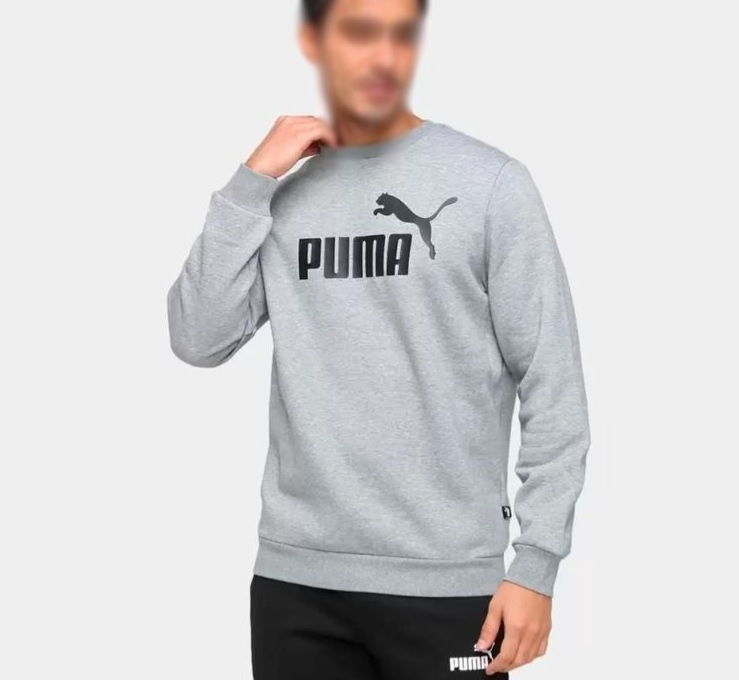 Moletom Puma Ess Big Logo Crew Fl Masculino