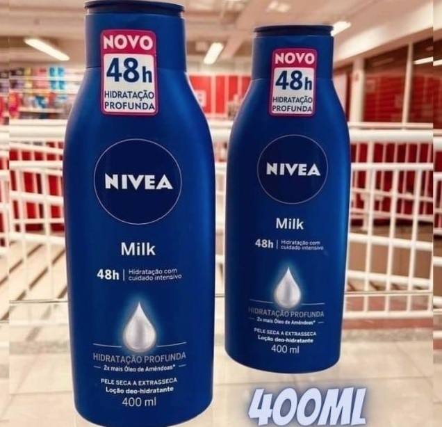 NIVEA Loção Hidratante Milk Pele seca a extrasseca 400ml