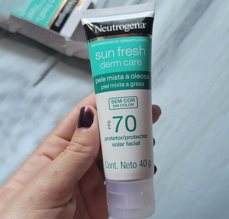 Neutrogena Sun Fresh Oily Skin sem Cor Fps 70, Neutrogena, sem Cor