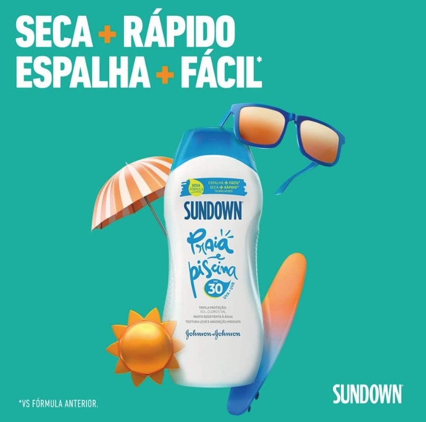 Protetor Solar Praia e Piscina Fps 30, Johnson’S, Branco, 200 Ml