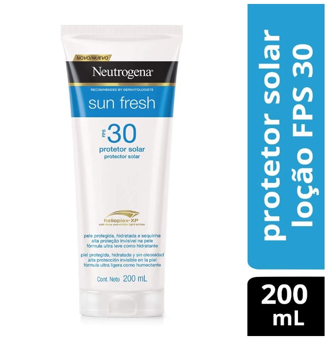 Protetor Solar Sun Fresh Fps 30, Neutrogena, 200 Ml