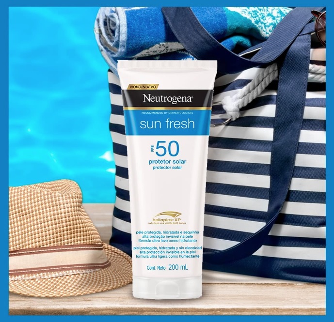 Neutrogena Sun Fresh Protetor Solar Corporal FPS 50, 200ml