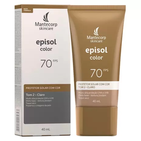 Protetor Solar com Cor FPS70 Mantecorp Skicare Episol – Mantecorp Skincare