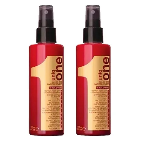 Revlon Professional Uniq One Kit com 2 All In One Hair Treatment – Leave-in 150ml cada