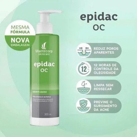 Sabonete Líquido Facial Mantecorp Skincare Epidac OC