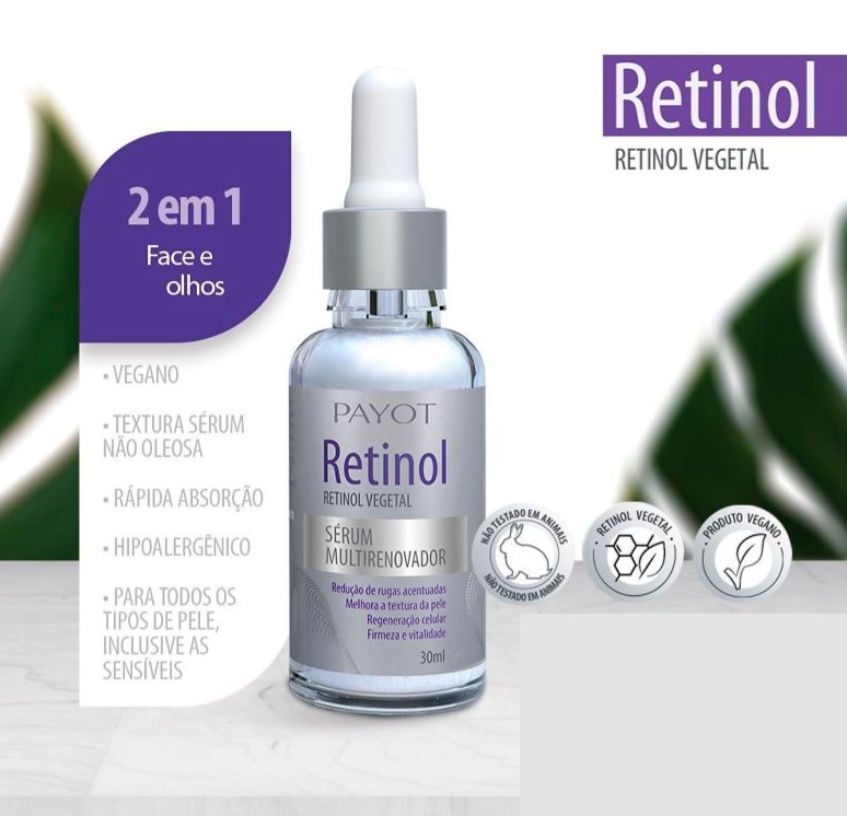 Sérum Retinol Multirenovador Payot 30 ml, Modelo: 5811, Cor: Branco